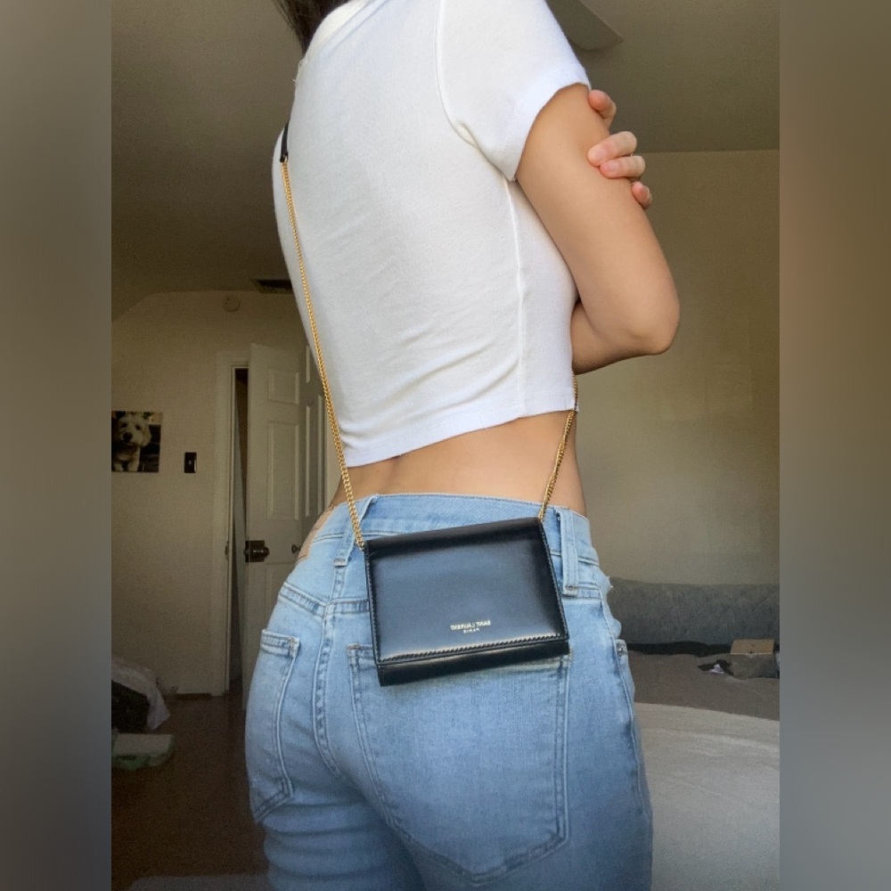 Saint Laurent mini crossbody chain wallet - Picture 7 of 13